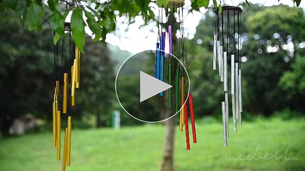 Wekvgz Colorful Crystal Wind Chimes Shiny Rhinestone Hanging Wind Bell Indoor Outdoor Ornament For Garden Patio Yard Courtyard Balcony Home Decoration