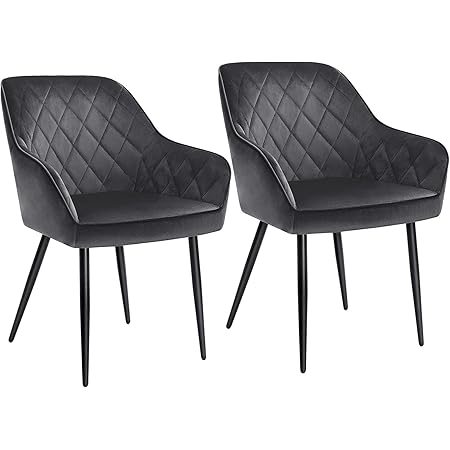 WOLTU® Esszimmerstuhl BH93dgr-1 1 Stück Küchenstuhl Polsterstuhl