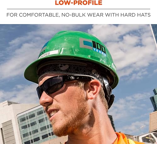 Miniatura 4 de Ergodyne Chill-Its 6605 - Diadema de alto rendimiento, banda de tela de rizo, color lima, talla única