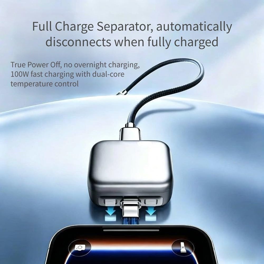 Adaptador de carga USB inteligente con desconexión automática de energía al 100% de carga para ayudar a mantener el rendimiento de la batería con el tiempo (3 piezas)