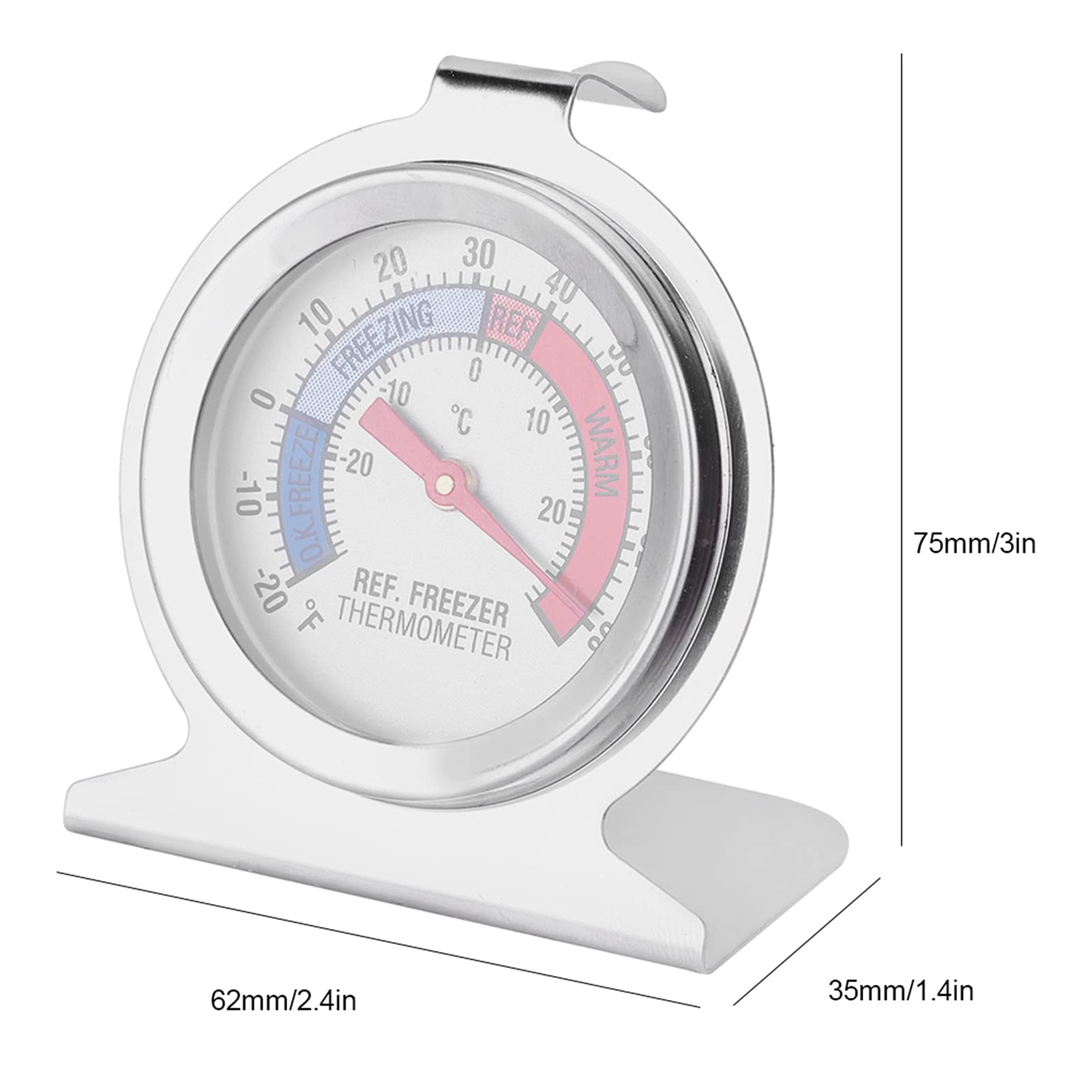 Jsdoin Keukenthermometer, Digitale Vlees Voedselthermometer, Direct gelezen Lange Probe Auto Off LCD Scherm Keukenthermometers voor BBQ, Vlees, Suiker, Melk, Water, Jam, Grill (Batterij Inbegrepen