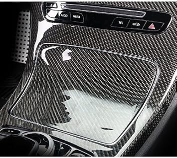 New Carbon Fiber Interior for Mercedes Benz C-Class (W205) 2015-2018 C180 C200 C220 C250 C300 C350 (Gear Box Cover 2PCS)