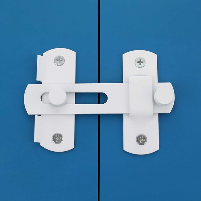 Buy Sliding Door Latch Bolt Lock Flip Gate Latches pet and Bathroom