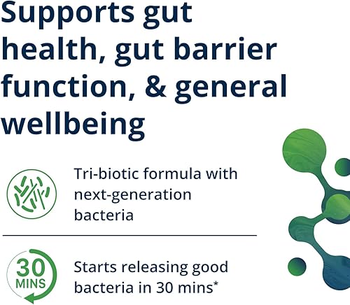 Miniatura 3 de Metagenics UltraFlora Triplebiotic - Mezcla de prebióticos, probióticos y posbióticos con Akkermansia para la salud intestinal* - Apoya el