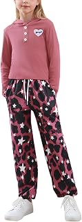 Girls Clothes Long Sleeve Hoodie and Sweat Pants 2Pcs Girls Fall Outfits Size 5-12