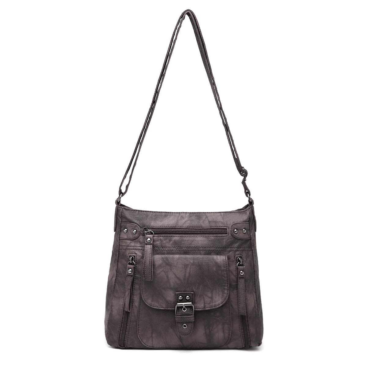 Angel Kiss Crossbody Bags Shoulder Bags and Handbags for Women Multi Pocket Daily Soft Hobo Purses Medium Size