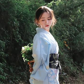 新品 WAKKA イギリス ロンドン 両面 着物 浴衣 半幅小袋帯 6380