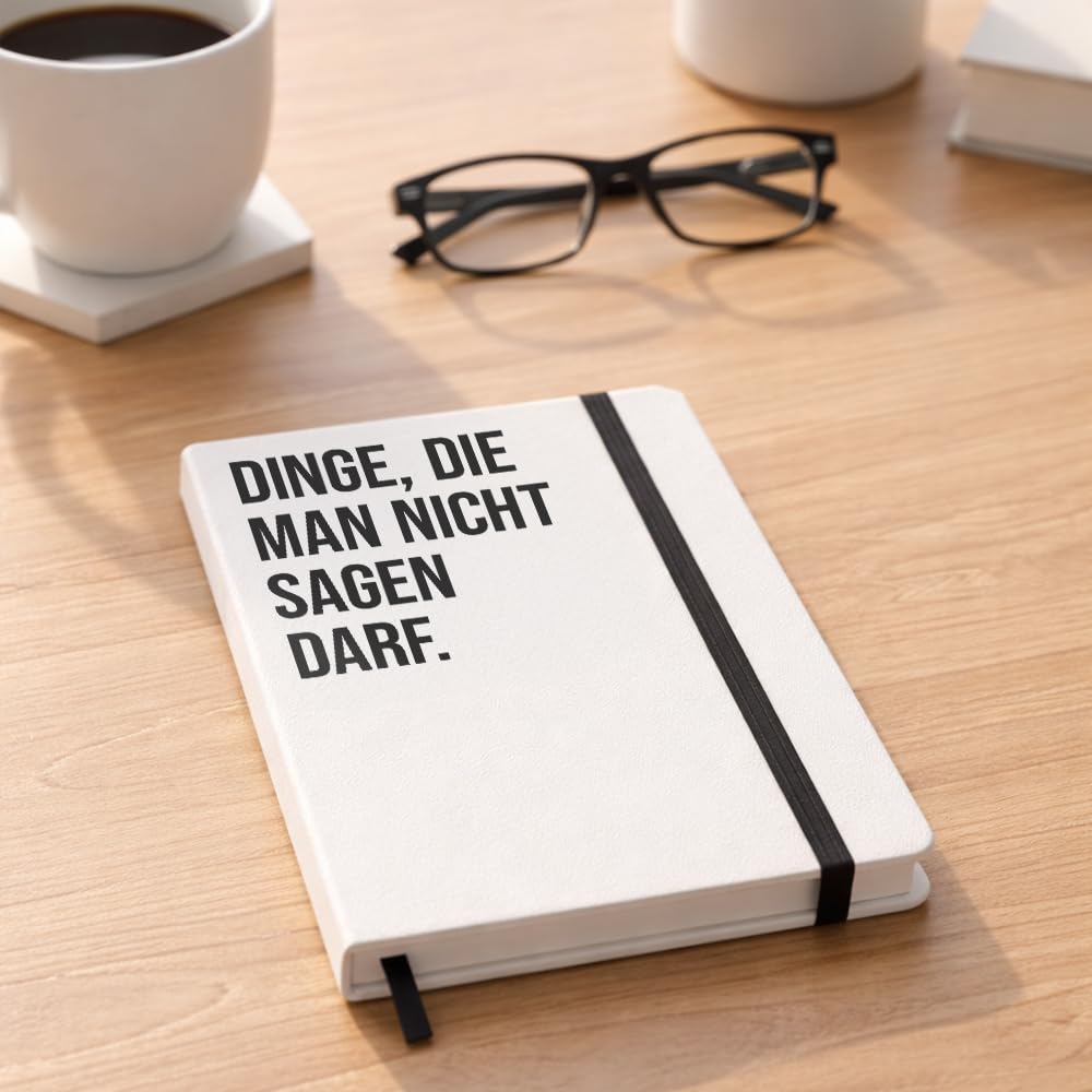 candle guy Notizbuch mit Spruch | Dinge, die man nicht sagen darf.