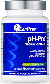 CanPrev pH-Pro | 90 v-caps l Reduces Acidity In The Body l Helps To Neutralize Excess Stomach Acid l Used For The Relief Of Heartburn, Indigestion, Upset Stomach And Sour Stomach