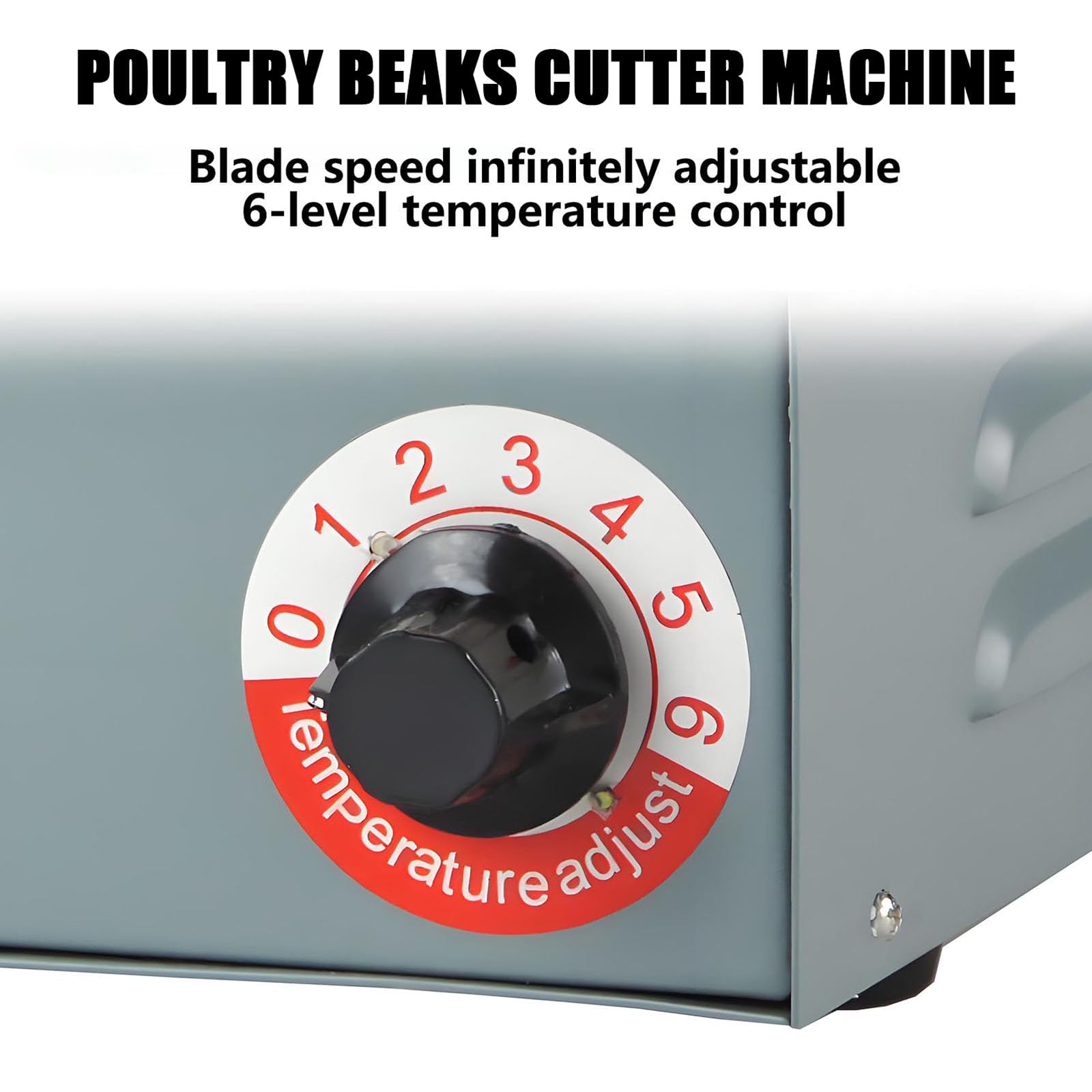 Máquina Eléctrica Para Despicar Pollos, 1500-1800 Piezas/hora, Máquina Automática Con Contador, 2 Cuchillas Y Contador, Ajuste De Temperatura De 6 Niveles, Herramienta De Corte Para Despicar Chicken