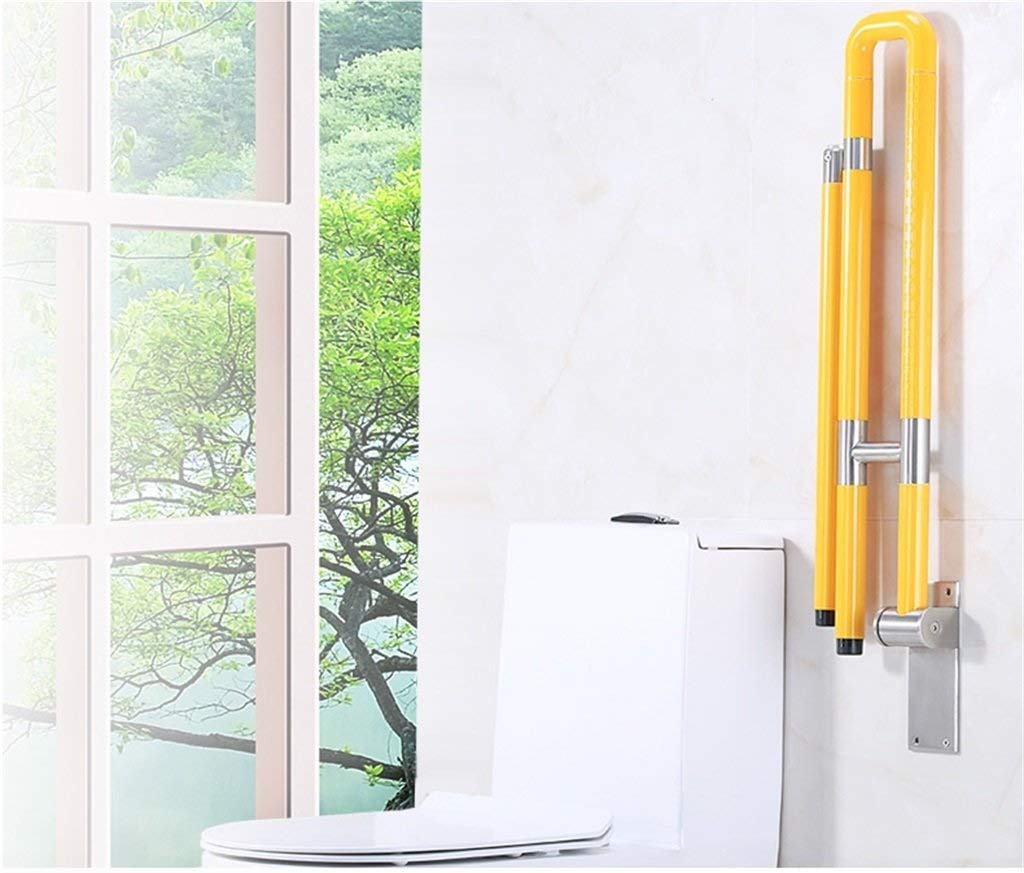 Barra de agarre plegable de acero inoxidable para seguridad en el baño de ancianos