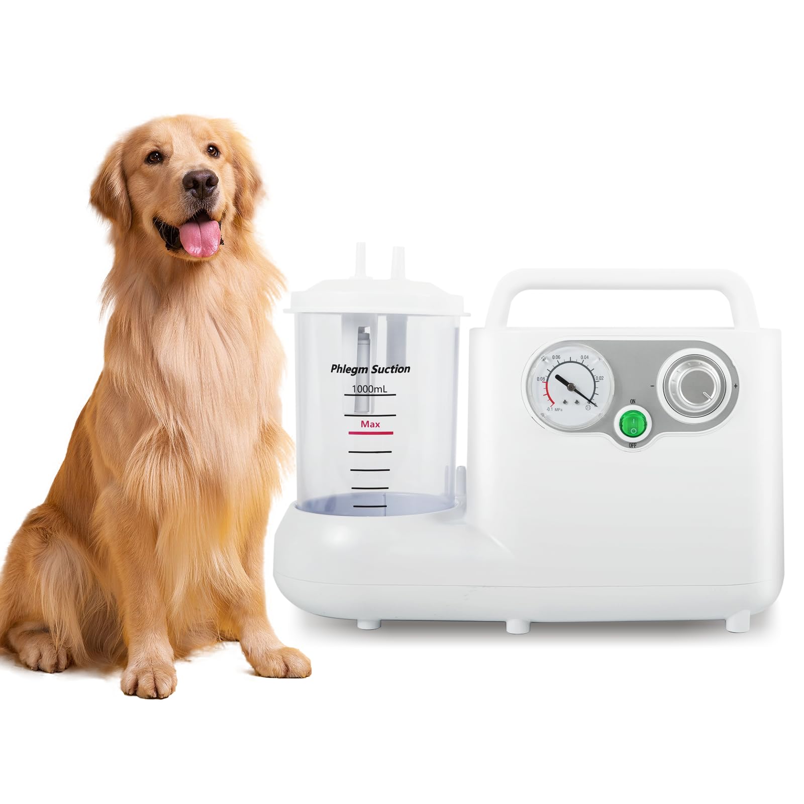 1000ml Portable Vacuum Machine for Home Use, Detachable Collection Bottle, 110V