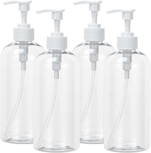 Miniatura 15 de Yebeauty - Dispensador de botellas de 10 oz/10.1 fl oz, dispensador de plástico vacío para ducha, dispensador de jabón, champú, dispensador con