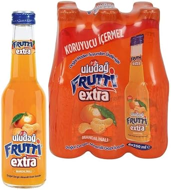 Uludağ Frutti Ekstra Mandalina 6x250 Ml