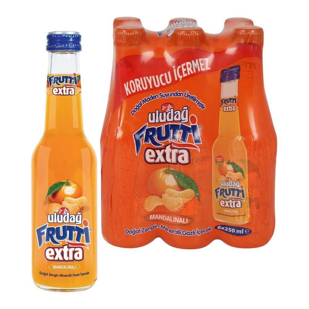Uludağ Frutti Ekstra Mandalina 6x250 Ml