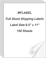 Vista 74 de MFLABEL 2x4 Shipping Labels - 25 Sheets (250 Labels) for Laser & Inkjet Printers, 10-UP FBA Address Stickers, Matte White Self-Adhesive Mailing