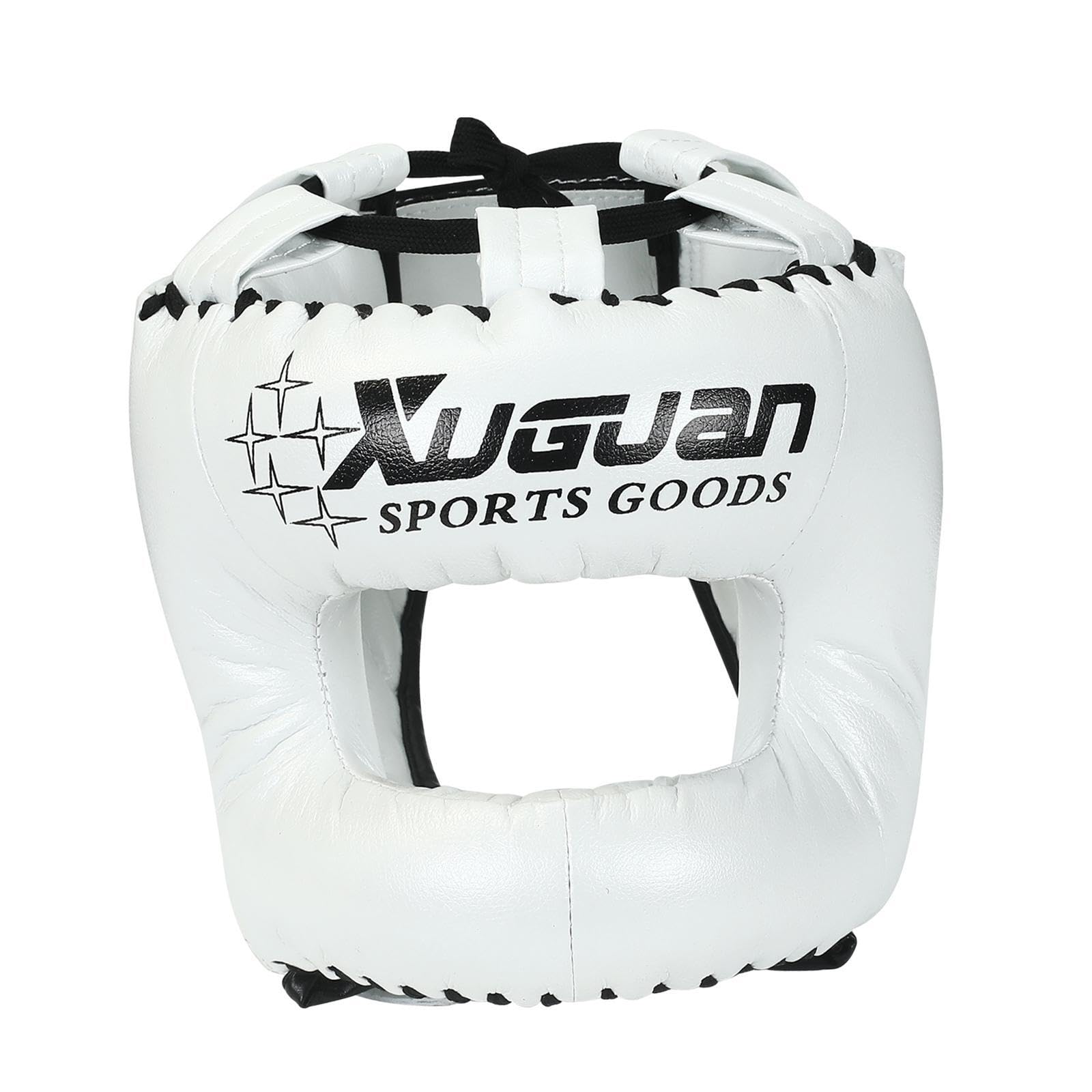 Casco da kickboxing, equipaggiamento protettivo da boxe, protezione integrale regolabile di qualità per il comfort e sicurezza, protezione per la