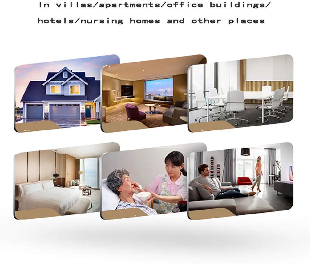 Wireless Doorbell, 1000Ft Operating Range Waterproof Doorbell Kit 4 Receivers 1 Push Button 60 Ringtones 5-Level Volume Cordless Doorbell Kit for Home Office Hotel,White(White)