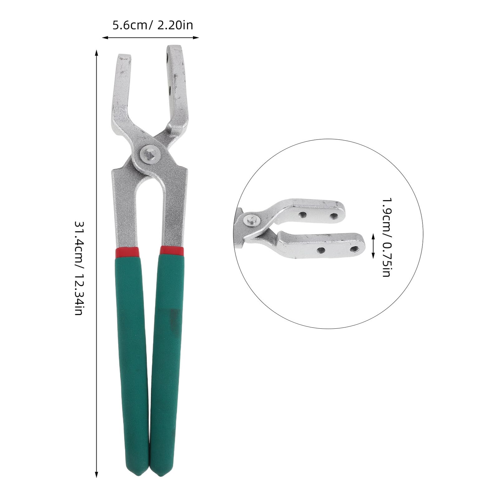 YARNOW Kit de Débosselage pour Carrosserie Automobile – Pince à Sertir Professionnelle avec Têtes Interchangeables, Outils de Réparation sans Peinture pour Portières, Capots et Panneaux