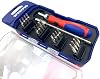 WORKPRO WP200516 18 Parça Profesyonel CR-V Cırcırlı HassasElektronikçi Bits Tornavida Seti
