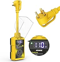 Vista 14 de Kohree Protector contra sobretensiones RV de 30 amperios, 14000 julios, protección contra sobretensiones de sobretensión, enchufe adaptador de RV