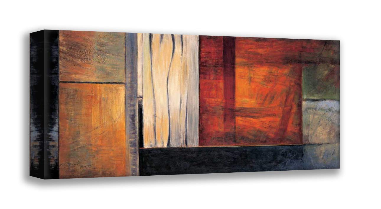 ArtDirect Hansen, Max 40x22 Gallery Wrapped Canvas Museum Art Titled: Global Perspective I