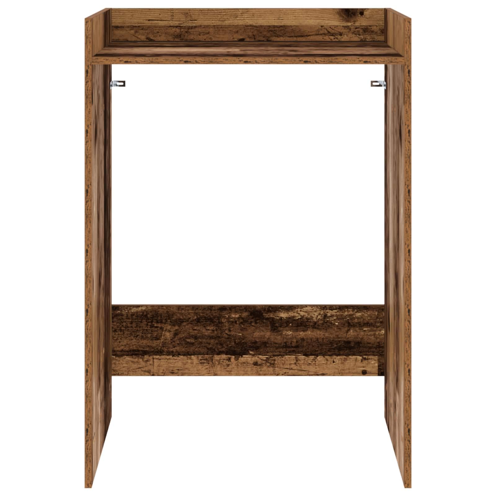 Szafka na pralkę, materiał drewnopochodny, 67,5 x 62 x 97 cm | Wodoodporna powierzchnia, zintegrowane przegródki, nowoczesny design, łatwa pielęgnacja do łazienki