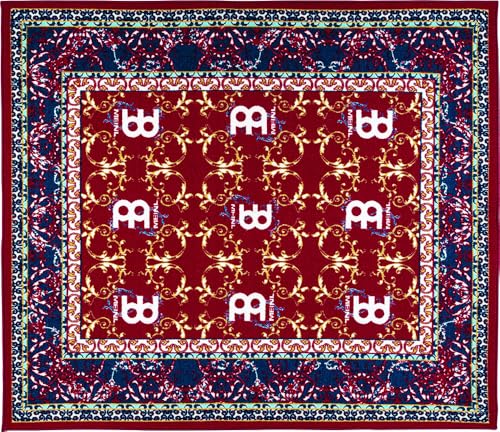 Drum Rug Mat (63' x 55'), Tightly Woven Durable Carpet Fabric for Spurs and Stands — Rubber Lined...