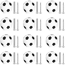 12Pcs Football knobs Handles Soccer Knobs Drawer Knobs