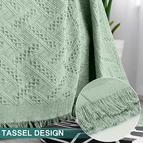 Mysky Home Sofa Covers, Sectional Couch Covers For 3 Cushion Couch, Geometrical Couch Cover Living Room Sofa Throws Sofa Slipcovers For Pets, Dogs(Xx-Large, 91" X 134", Sage) #TOP4