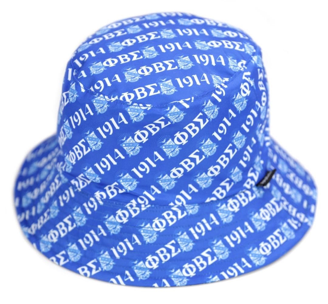 Phi Beta Sigma M45 Bucket Hat Black Royal Blue