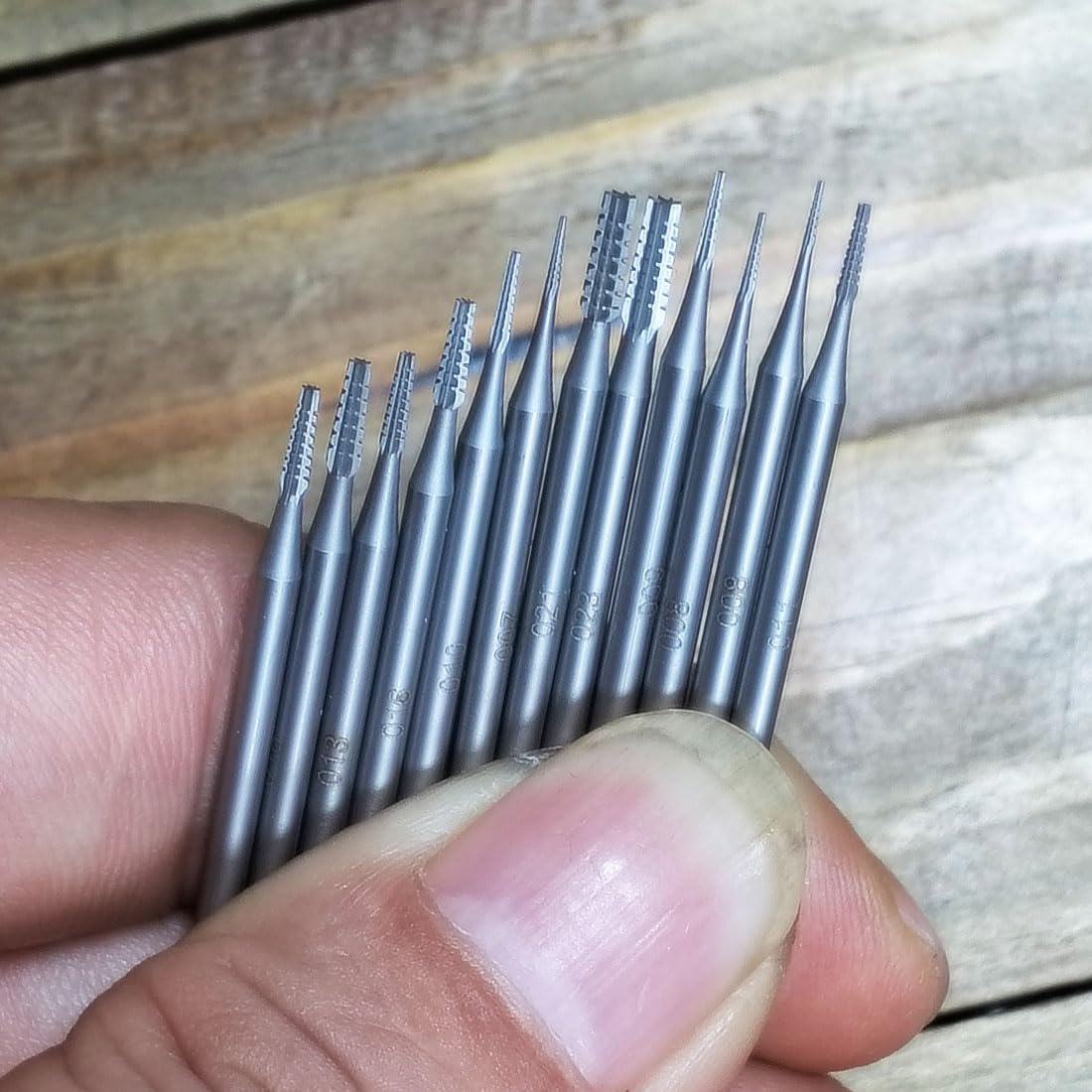 12 Pcs 3/32'' Shank Cone Cross Cut Burr Sets (006-023) — Amazon image 4