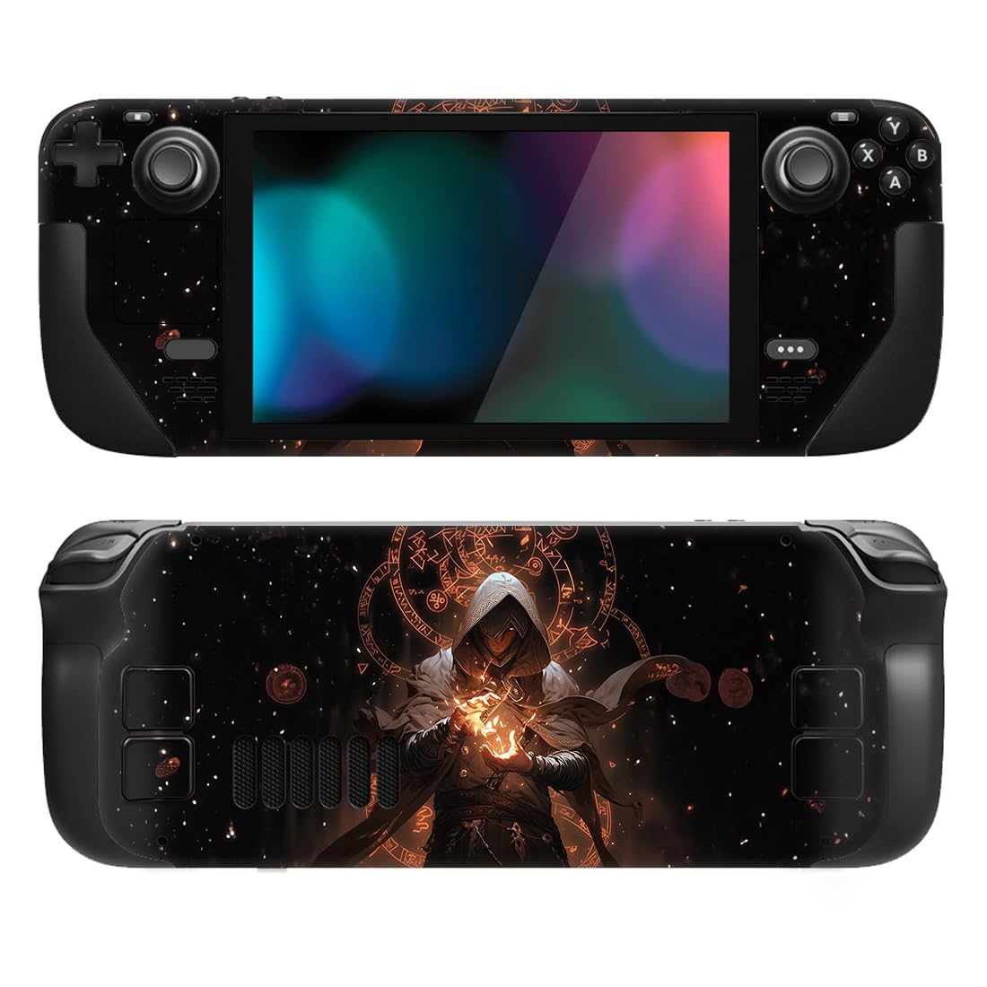 playvital Custom Stickers for Steam Deck LCD, Full Set Protective Skin Decal for Steam Deck - Mistborn Dragon — view 41