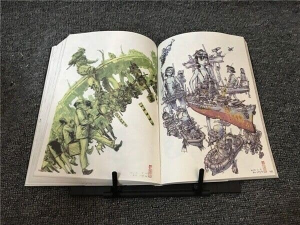 Generisch Kim Jung szkicownik, twarda okładka, kolekcja 2016, szkicownik Artbook, rysunek, 2 kg, heavy