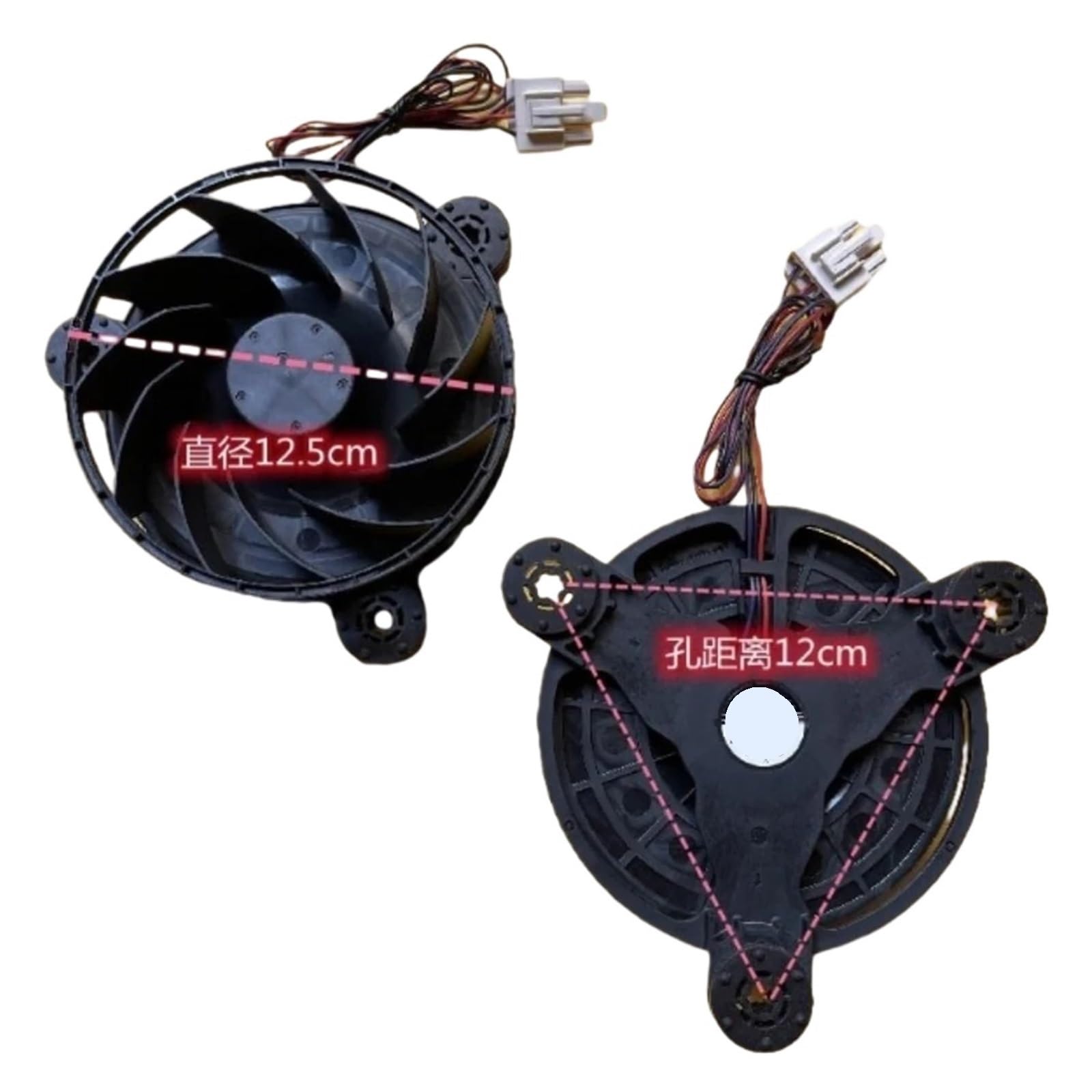 Ventola del motore del ventilatore del motore del congelatore del frigorifero GW12E12MS1FB-52Z96 DC12V 0.171A for la lettera del mare