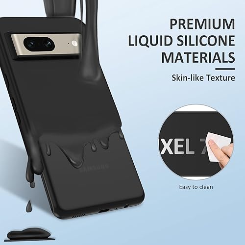Miniatura 6 de PUJUE Funda para teléfono Google Pixel-7 Funda protectora de silicona Pixel 7 a prueba de golpes - Fundas para celulares mate con protector de