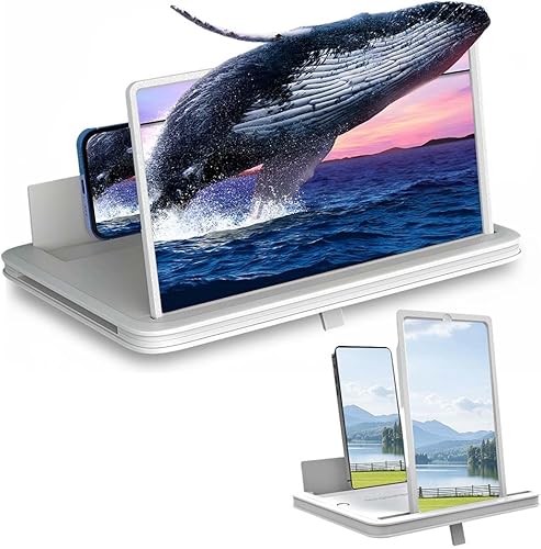 Miniatura 9 de Pantalla de lupa para teléfono móvil, 2026, nuevo proyector de aumento 3D HD para películas, videos y juegos, pantalla de aumento 3D portátil