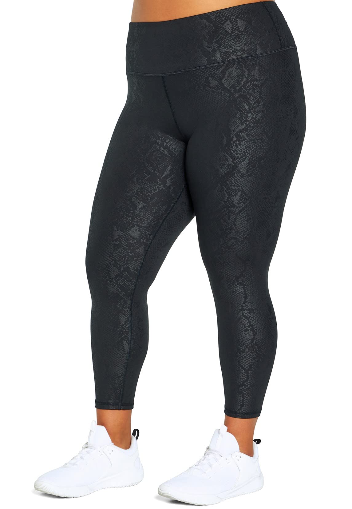 MarikaWomen's Plus Size Contender High Rise Emboss Legging