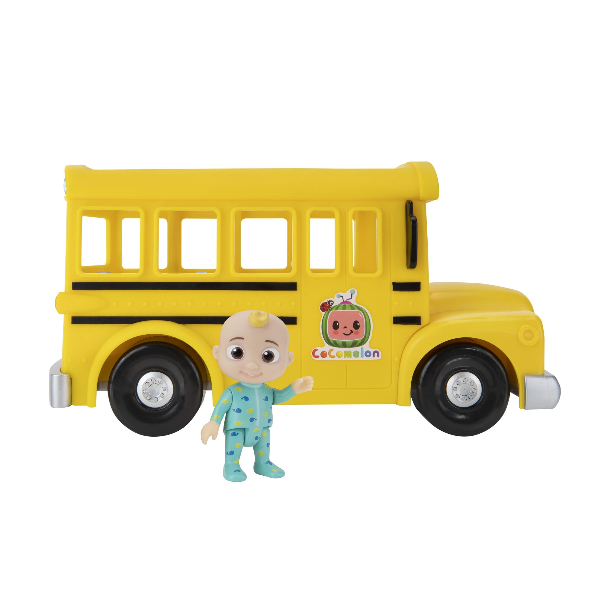 CoComelon CMW0137 Mitsing-Bus mit Musik und JJ Spielfigur, offizielle deutsche Sprachversion, für Kinder ab 2 Jahren, Gelbe
