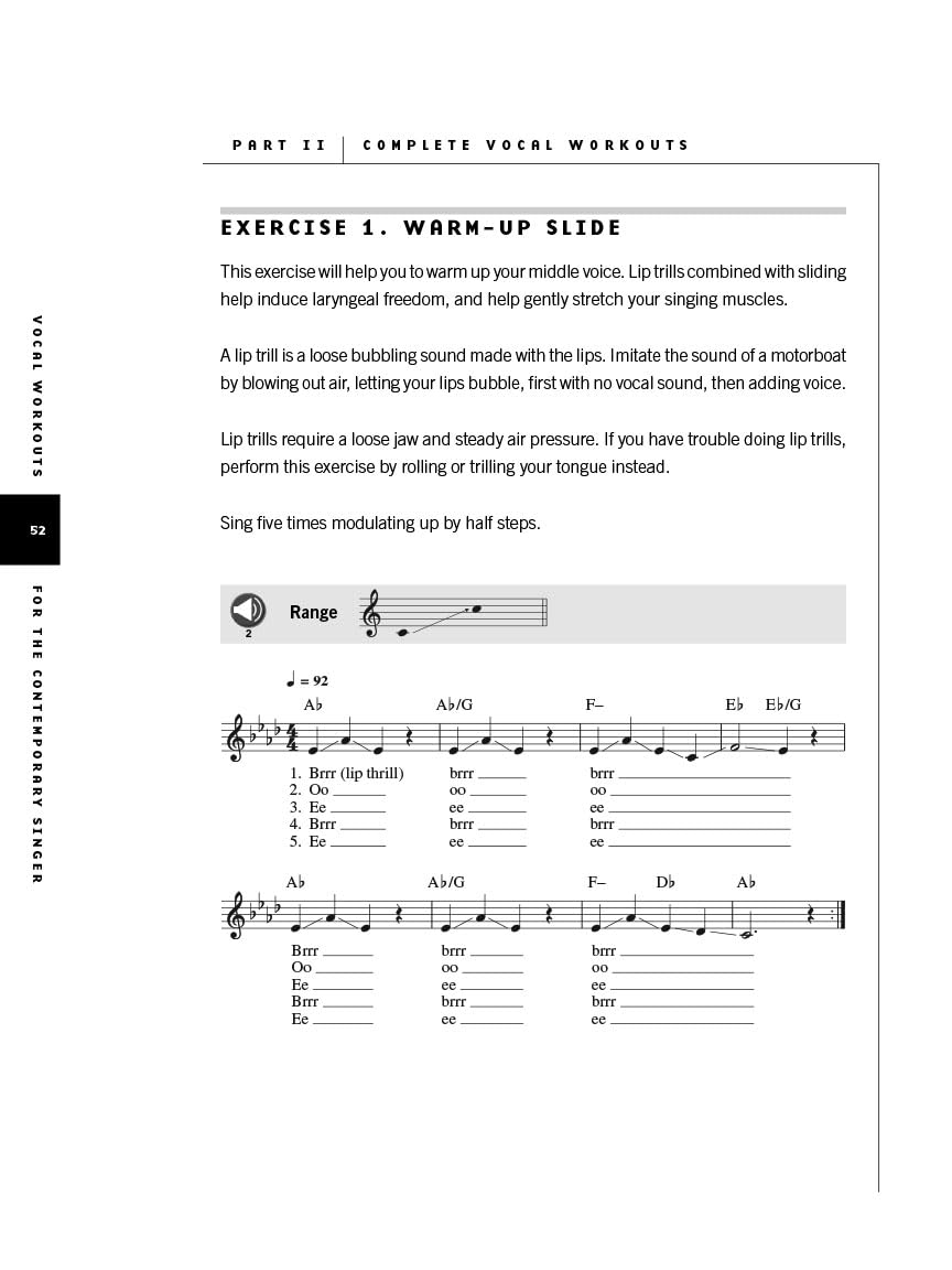 Vocal Workouts for the Contemporary Singer: Anne Peckham: