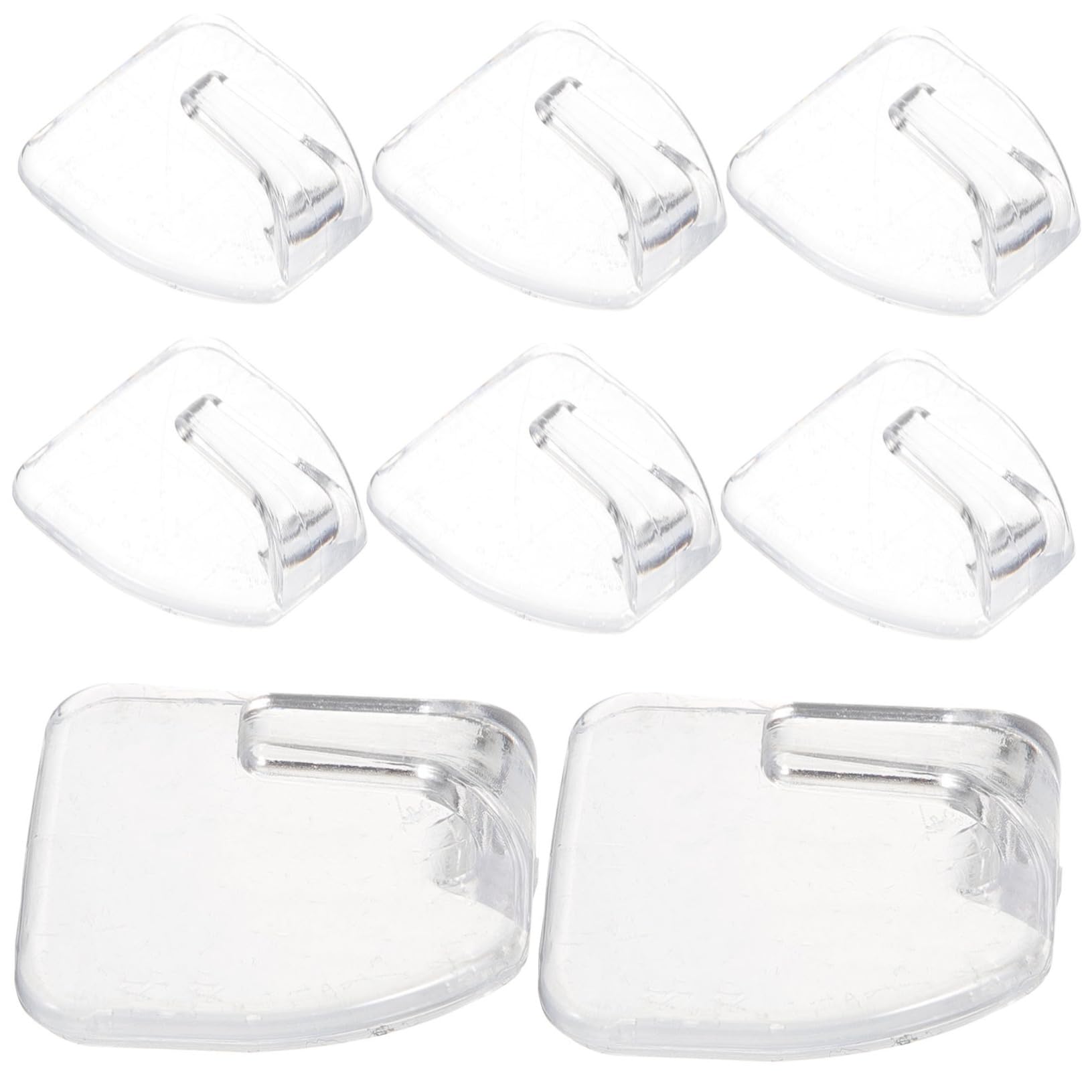 Angoily 40piezas Ganchos Adhesivos Transparentes Para Pared Ganchos Para Toallas y Accesorios Baño y Cocina Resistente y Para Superficies Lisas