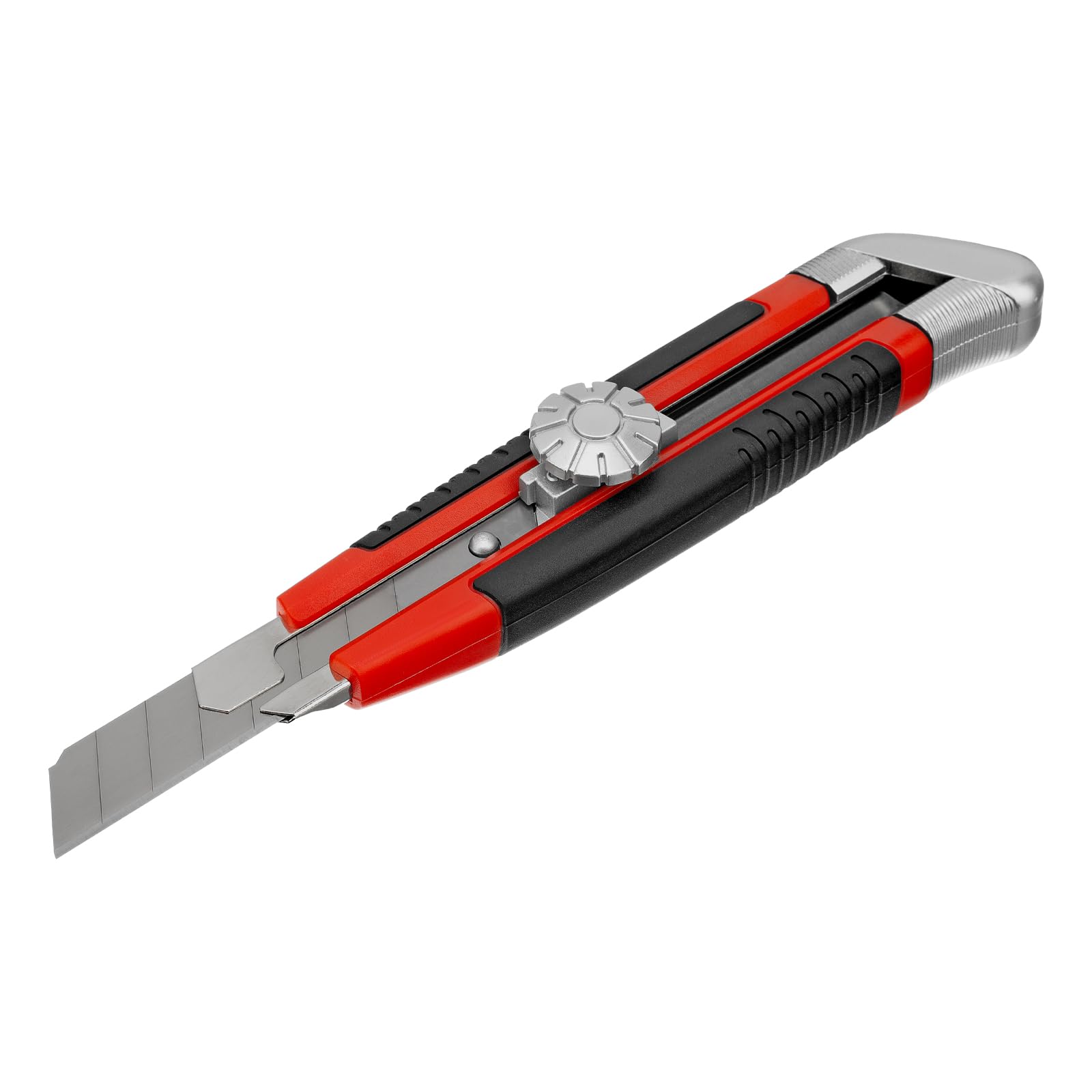 MTX Retractable Utility Knife 18mm – Cutter Blade with Metal Guide & Clamp Screw, Durable Hand Tool for DIY & Workshop