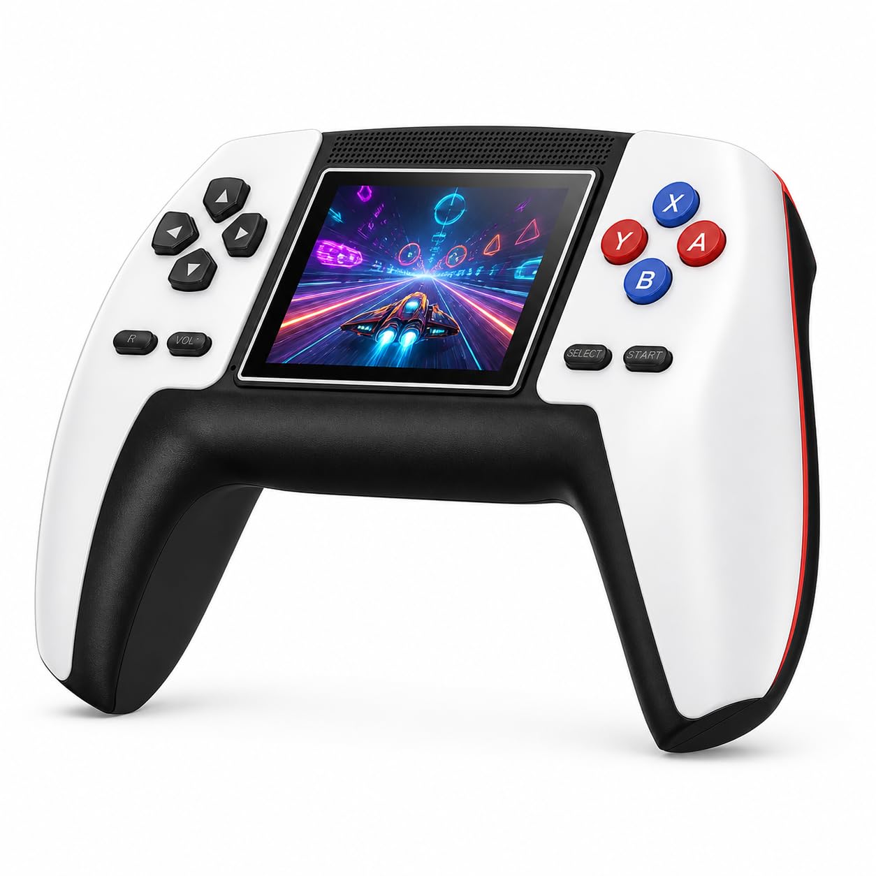 retro video game console 520 in 1 for kids & adults, rechargeable handheld gaming controller, av tv output, built-in classic games, portable, gift for boys & girls, random colour (p5)