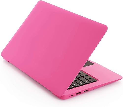 Miniatura 24 de Computadora portátil con Windows 10 Mini 10 pulgadas 32GB ultrafino y ligero Netbook Quad Core CPU PC HDMI WiFi USB YouTube (azul) Azul,Negro,Rosa