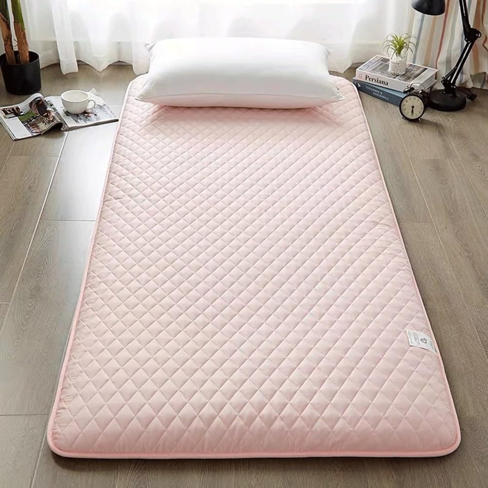 Japanese Floor Mattress Single Double Roll Up Foldable Mattress Japanese Futon Tatami Mattress,Portable Sleeping Mattress For Floor Guest Bed Sofa(D,90 * 200cm)