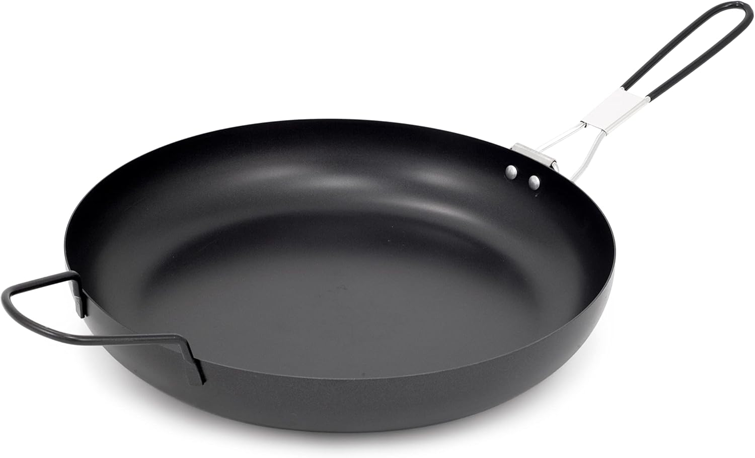 GSI Outdoors Steel 12" Nonstick Foldable Handle Frypan for Backpacking, Camping and Outdoors