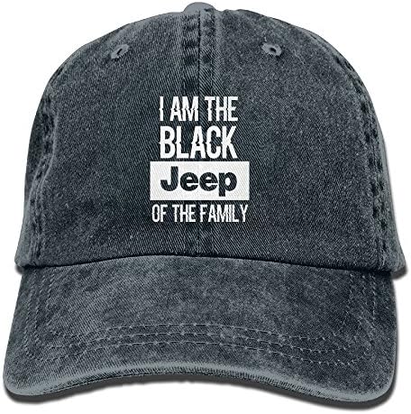 EEFR Funny I'm The Black Jeep Of The Family Cowboy Hat Adjustable