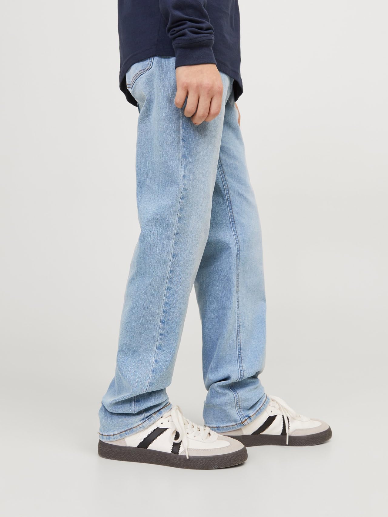 JACK & JONES Jjiclark Jjorig Stretch Sq 702 Sn Mni - spodnie jeansowe Chłopcy
