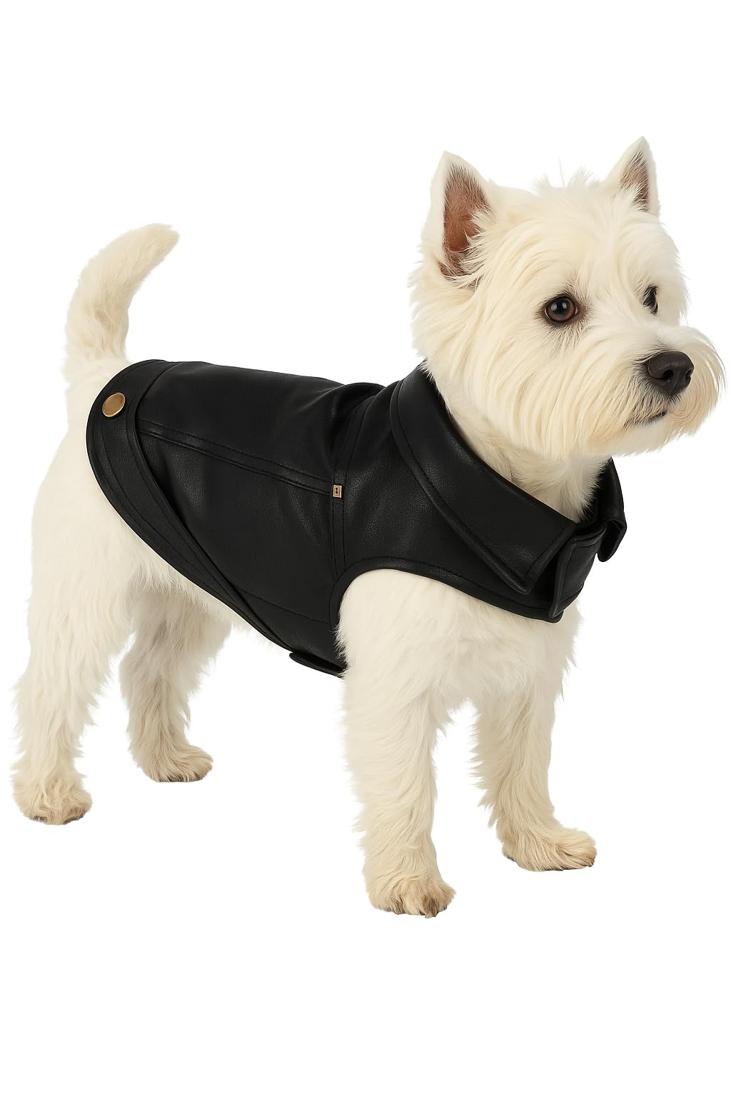 Abrigo Sancho Negro 25cm ropa para perros ropa de invierno para mascotas