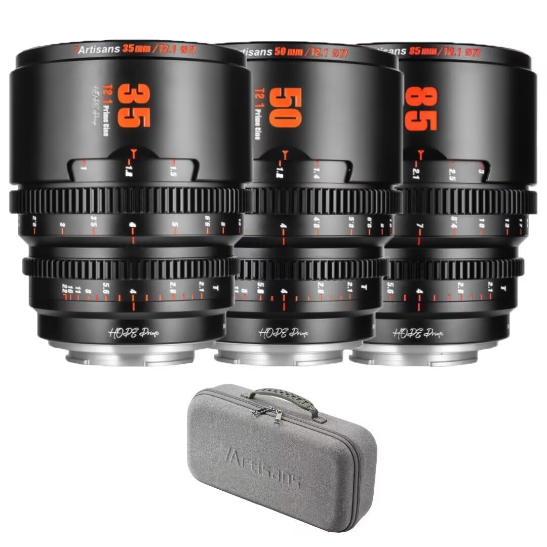 ビデオカメラ 7Artisans spectrum 35/50/85 T2.0 sony E 7Artisans Spectrum Full Frame T2.0 Cine Lenses Released | CineD
